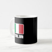 Italiaanse vlag koffiemok (Voorkant links)