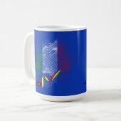 Italiaanse vlag koffiemok (Voorkant links)