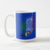 Italiaanse vlag koffiemok (Links)