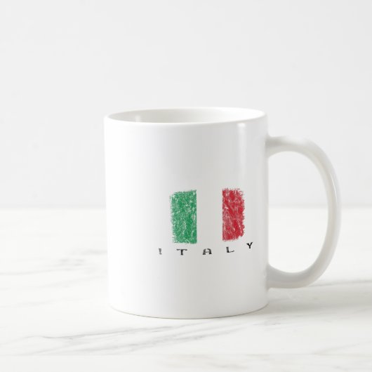 Italiaanse vlag koffiemok (Rechts)
