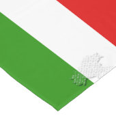 Italiaanse vlag korte tafelloper (Hoek)