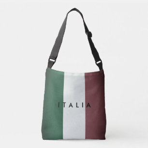 Italiaanse vlag: kruiszak van Italië Crossbody Tas