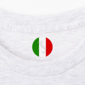 Italiaanse vlag labels (Aangebracht)