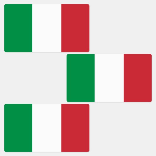 Italiaanse vlag labels (Groep)