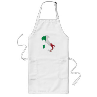 Italiaanse vlag lang schort
