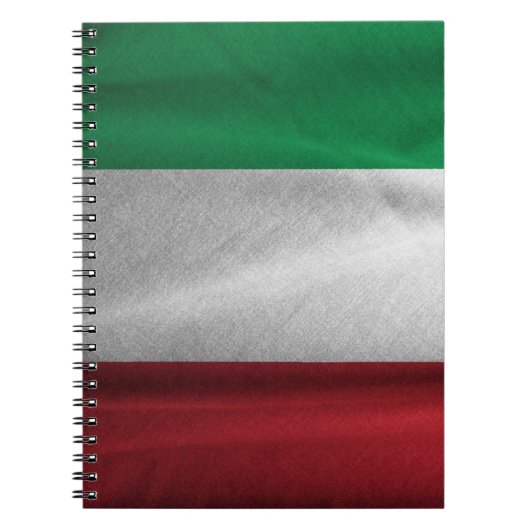 Italiaanse vlag-laptop notitieboek (Voorkant)