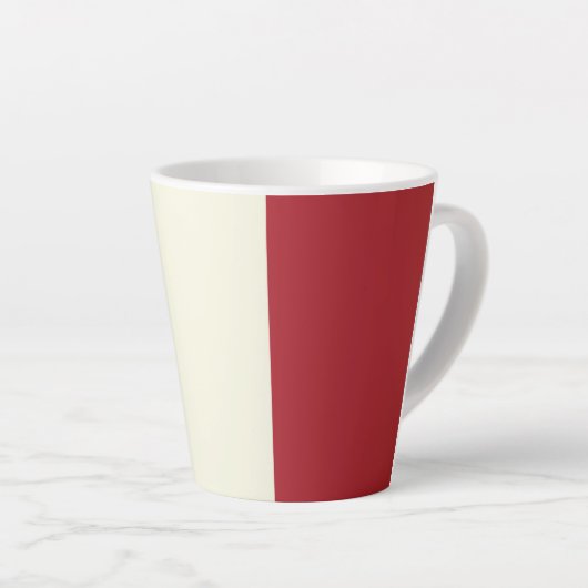 Italiaanse vlag latte mok (Rechterhoek)