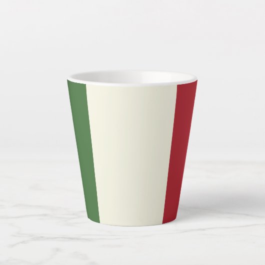 Italiaanse vlag latte mok (Voorkant)