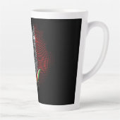 Italiaanse vlag latte mok (Rechts)