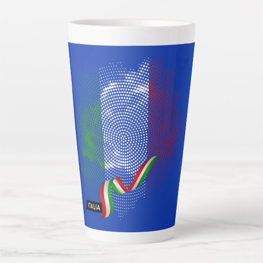 Italiaanse vlag latte mok (Voorkant)