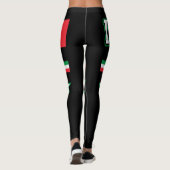 Italiaanse vlag leggings (Achterkant)