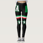 Italiaanse vlag leggings (Voorkant)