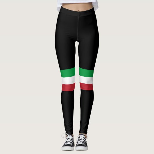 Italiaanse vlag leggings (Voorkant)