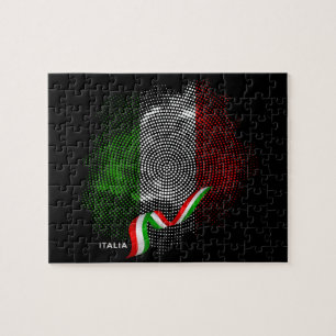 Italiaanse vlag legpuzzel