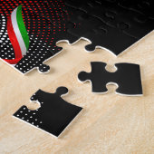 Italiaanse vlag legpuzzel (Zijkant)