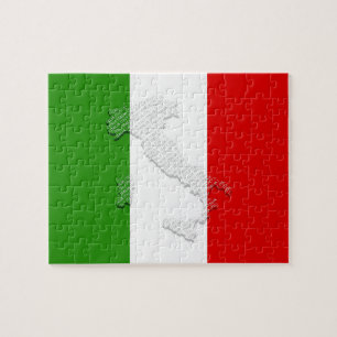 Italiaanse vlag legpuzzel