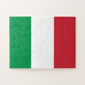 Italiaanse vlag legpuzzel (Horizontaal)
