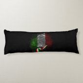 Italiaanse vlag lichaamskussen (Achterkant)