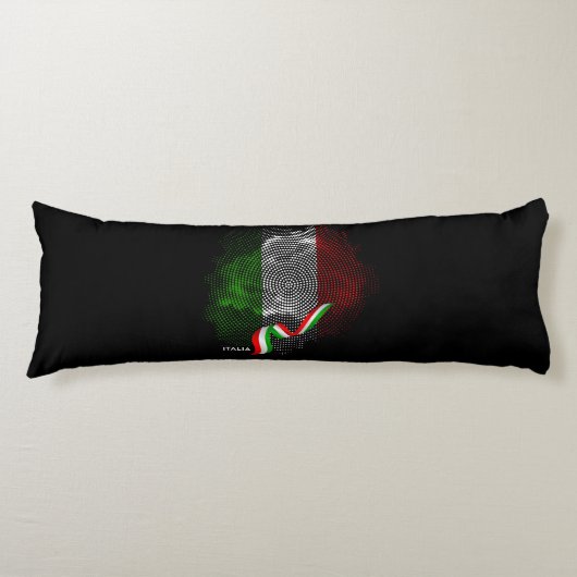 Italiaanse vlag lichaamskussen (Voorkant)