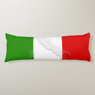 Italiaanse vlag lichaamskussen