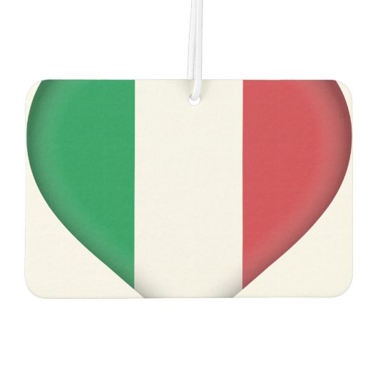 Italiaanse vlag luchtverfrisser (Achterkant)