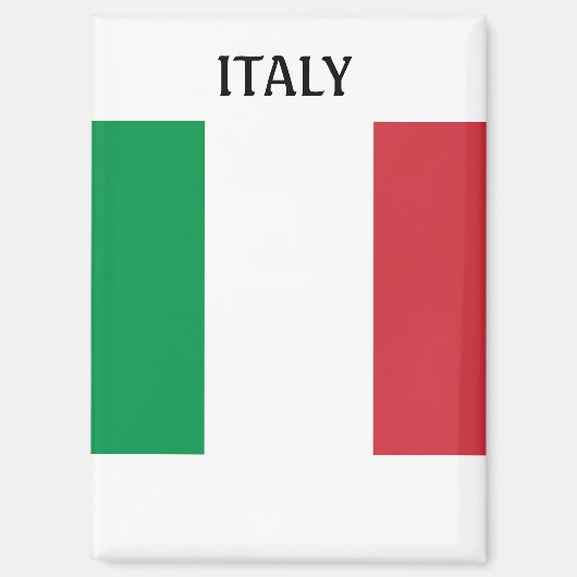 Italiaanse vlag magneet (Voorkant)