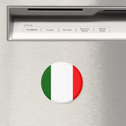 Italiaanse vlag magneet (Insitu (Vaatwasser))