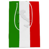 Italiaanse vlag medium cadeauzakje (Voorkant)