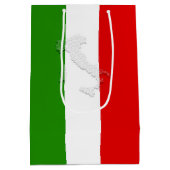 Italiaanse vlag medium cadeauzakje (Achterkant)