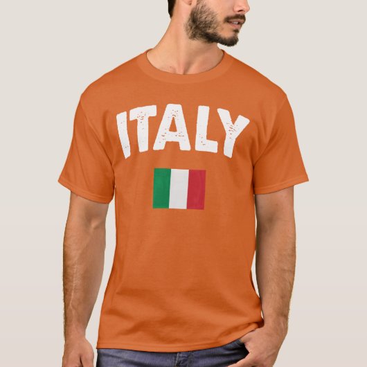Italiaanse vlag meisje t-shirt (Voorkant)
