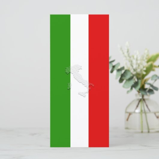 Italiaanse vlag menu (Staand voorkant)