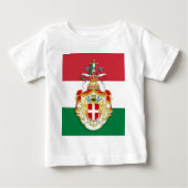 Italiaanse vlag met insignes van het Koninkrijk It (Voorkant)