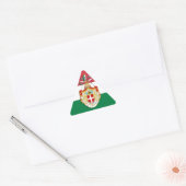 Italiaanse vlag met insignes van het Koninkrijk It Sticker (Envelop)