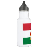 Italiaanse vlag met insignes van het Koninkrijk It Waterfles (Links)