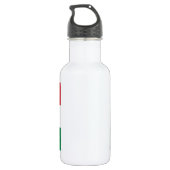 Italiaanse vlag met insignes van het Koninkrijk It Waterfles (Achterkant)