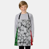 Italiaanse vlag met koffie schort (Gedragen)