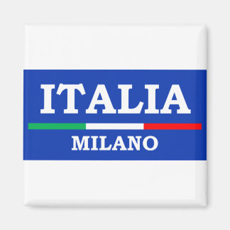 Italiaanse vlag Milano Italia Azzurri Magneet