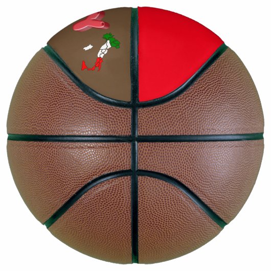 Italiaanse vlag mini basketbal (Rechts)