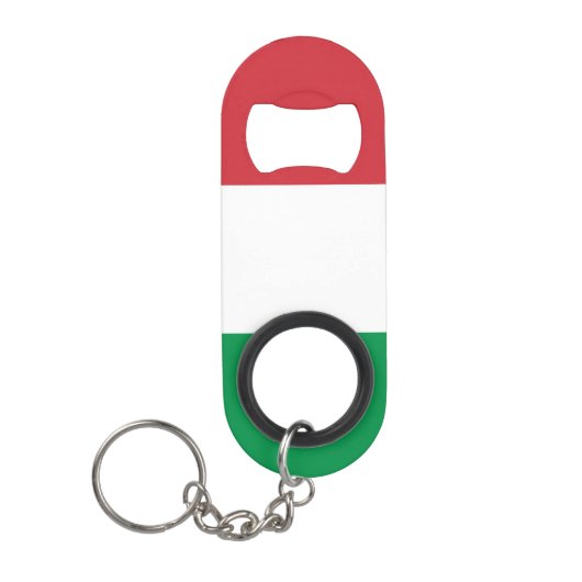 Italiaanse vlag mini flessenopener (Voorkant)