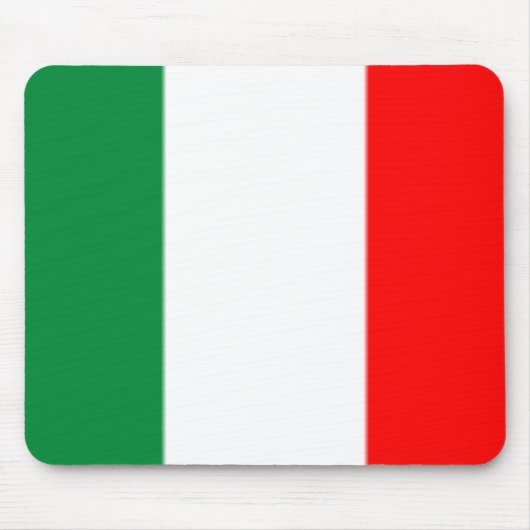 Italiaanse vlag Mousepad Muismat (Voorkant)