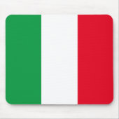 Italiaanse vlag Mousepad Muismat (Voorkant)