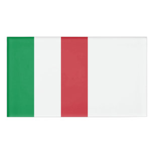 Italiaanse vlag naambadge