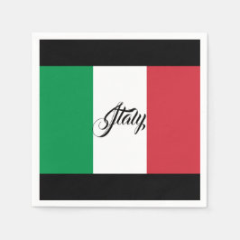Italiaanse vlag Napkins Servet