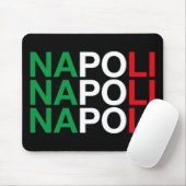Italiaanse vlag NAPOLI Muismat (Met muis)