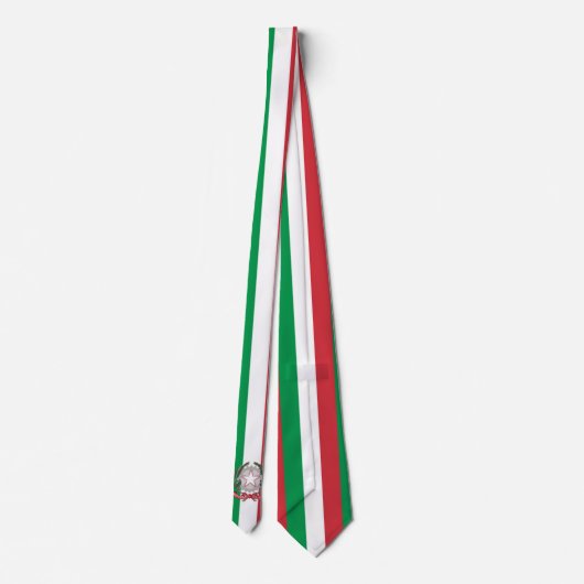 Italiaanse vlag & Nationaal embleem, Vlag van Ital Stropdas (Achterkant)
