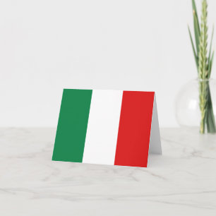 Italiaanse vlag Notecard Kaart