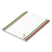 Italiaanse vlag notitieblok (Linkerzijde)