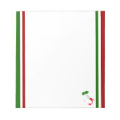 Italiaanse vlag notitieblok (Voorkant)