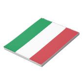 Italiaanse vlag notitieblok (Linkerzijde)