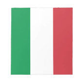 Italiaanse vlag notitieblok (Voorkant)